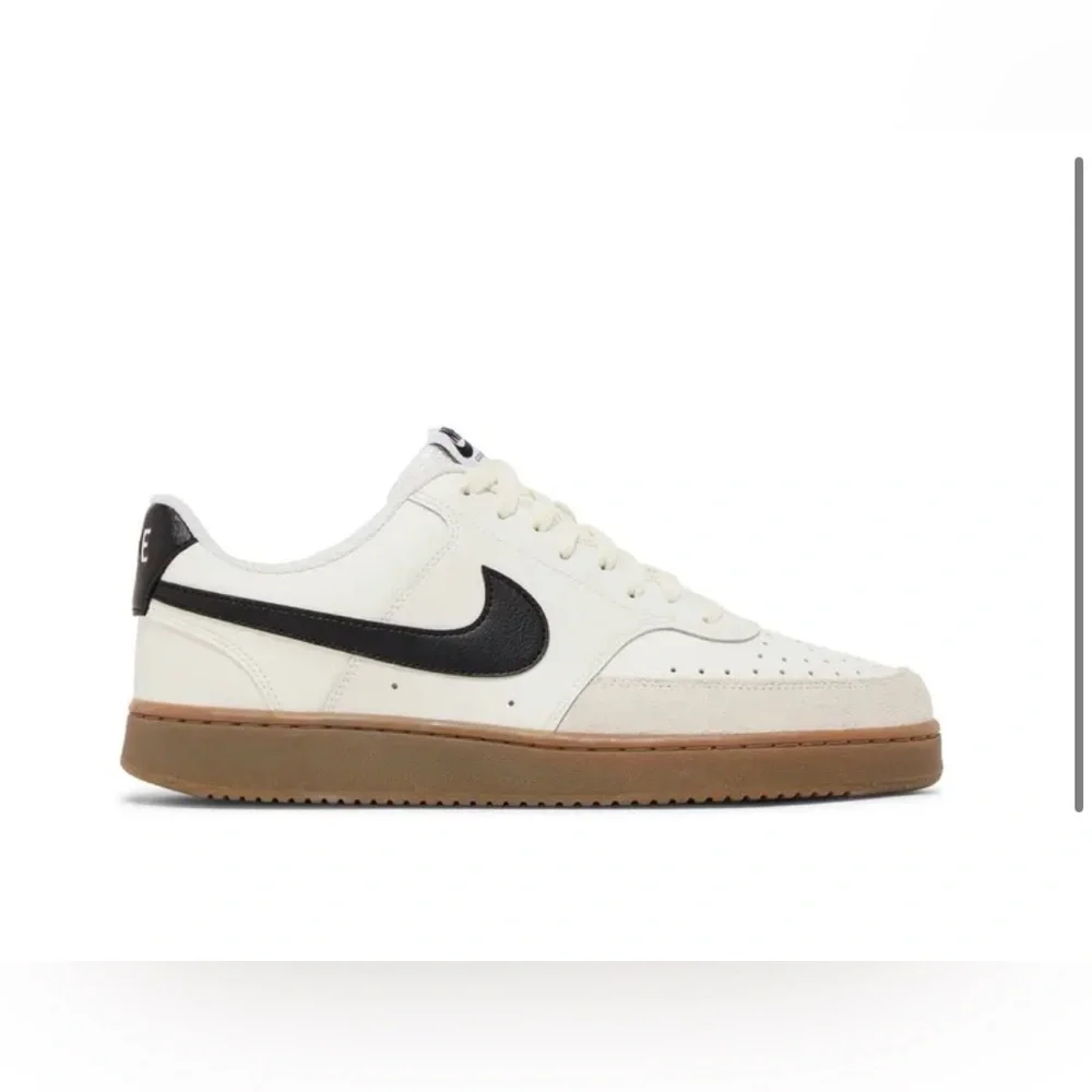 Nike Court Vision Low 'White Black Gum Size 8.5 Men’s